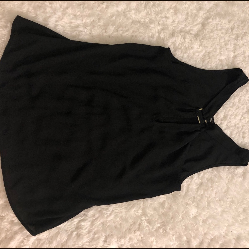 Black tank top